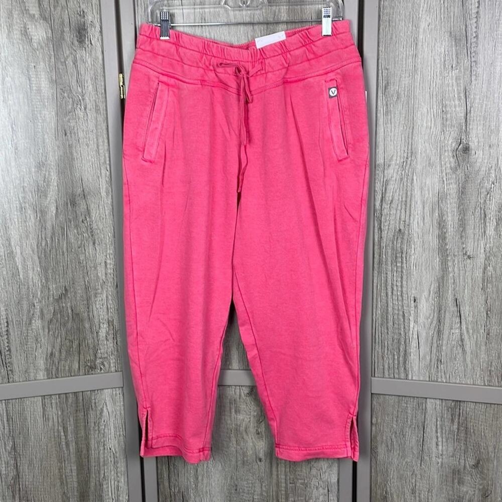 New! Lane Bryant LIVI Active Hot Pink Metro Capri Sweatpants women's 38/40